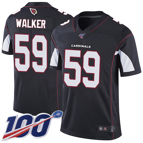 Arizona Cardinals Limited Black Men Joe Walker Alternate Jersey NFL Football #59 100th Season Vapor Untouchable